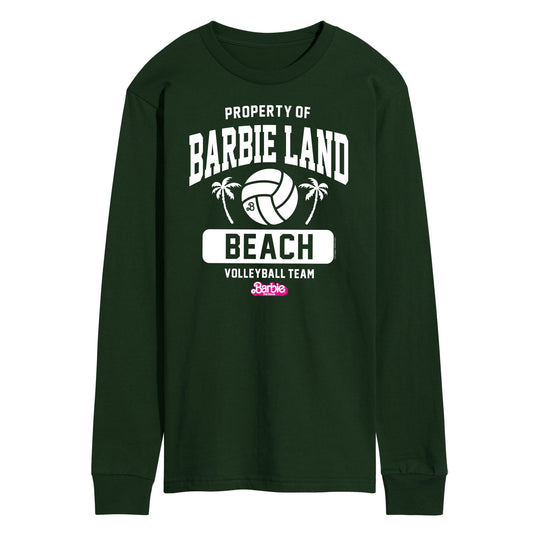 Barbie the Movie - Property of Barbie Land Beach Volleyball - Men's Long Sleeve T-Shirt
