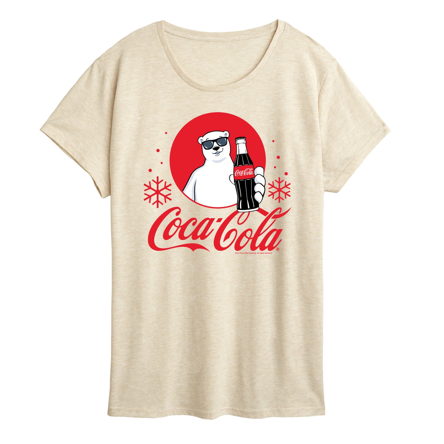 Coca-Cola - Polar Bear Circle - Women's Short Sleeve Graphic T-Shirt