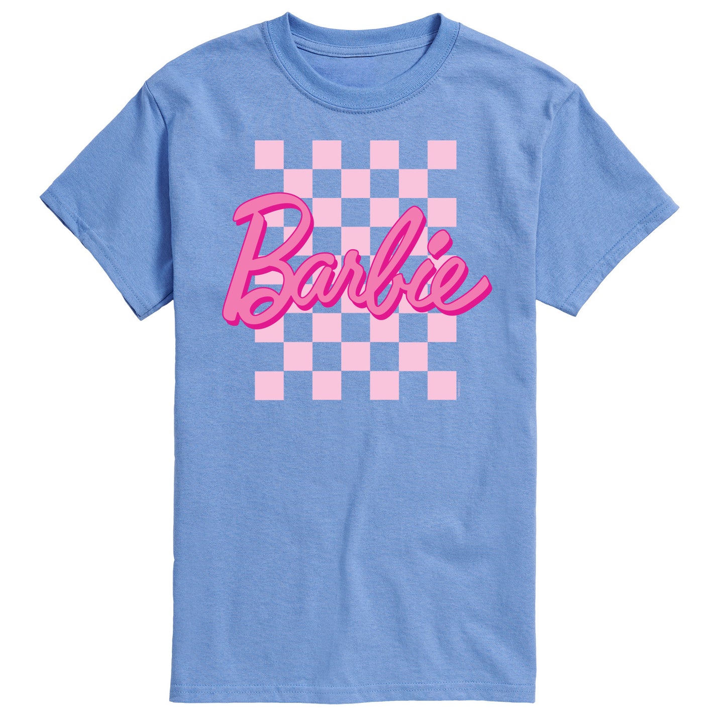 Barbie - Checkered Logo - Men's Short Sleeve Graphic T-Shirt
