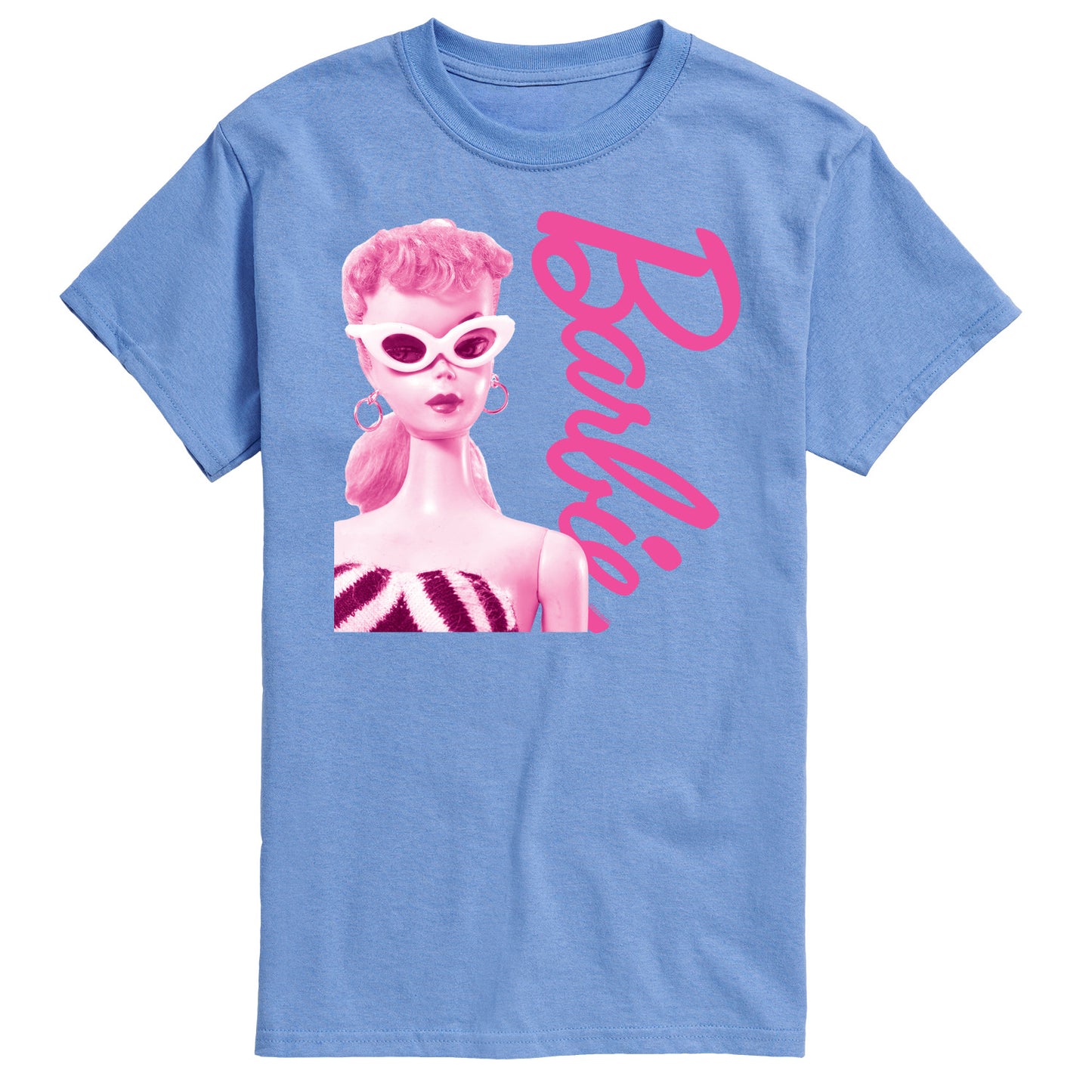 Barbie - Pink Doll Closeup - Men's Short Sleeve Graphic T-Shirt