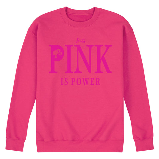 Barbie - Pink is Power - Men's Crew Neck Fleece Pullover
