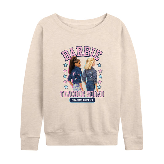 Barbie - Teacher Squad - Women's Lightweight French Terry Long Sleeve Shirt