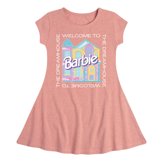 Barbie - Welcome To The Dreamhouse - Toddler & Youth Girls Fit & Flare Dress