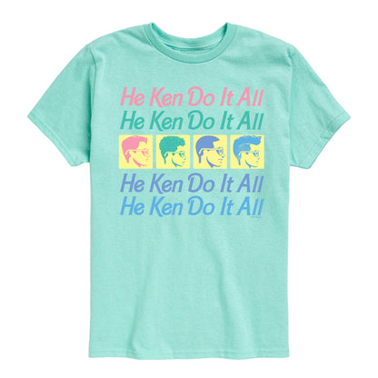 Barbie - He Ken Can Do It All - Toddler & Youth Short Sleeve Graphic T-Shirt