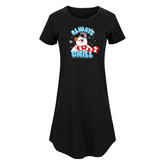 Frosty The Snowman - Christmas - Always Chill - Women's Any Way Dress