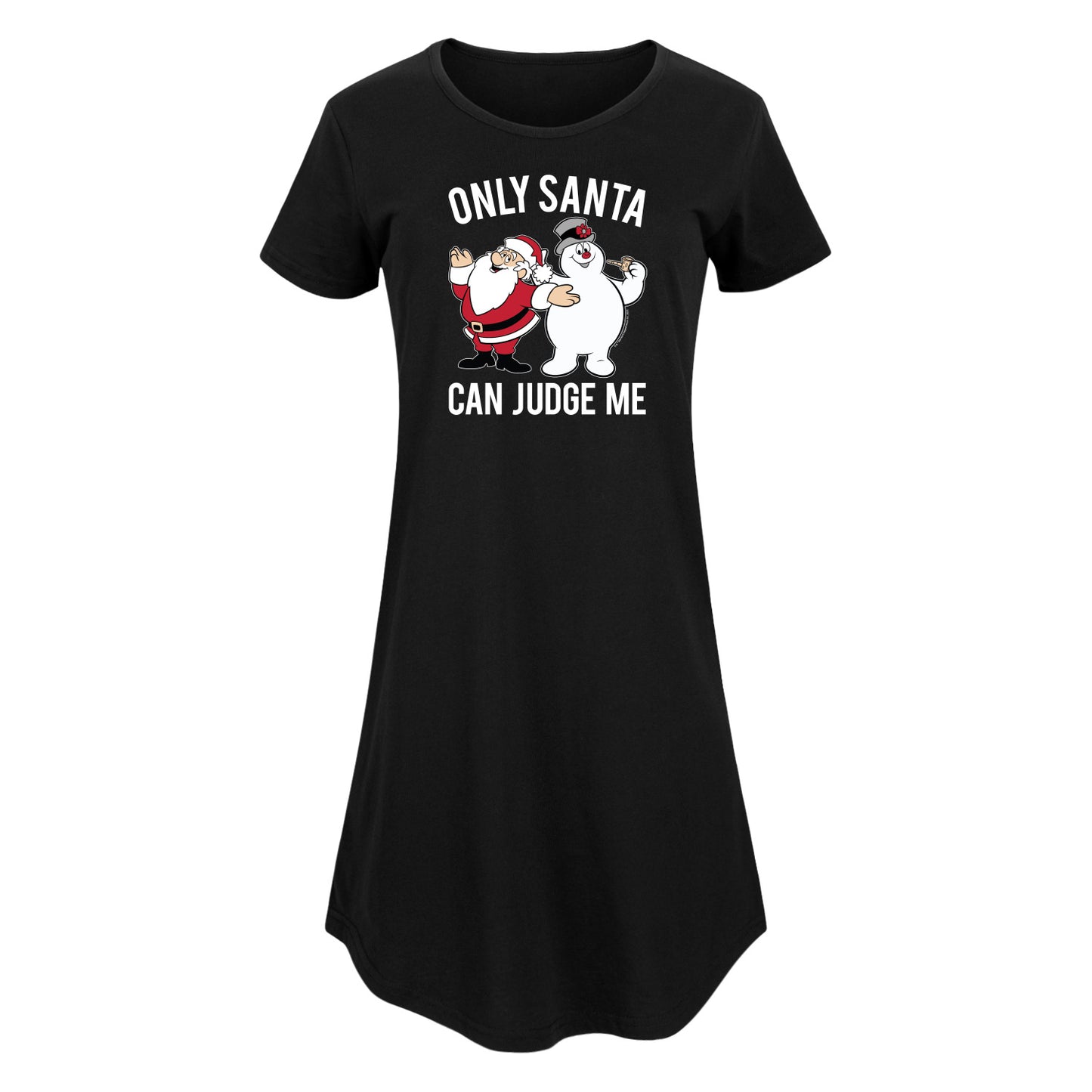 Frosty The Snowman - Christmas - Only Santa Can Judge Me - Women's Any Way Dress