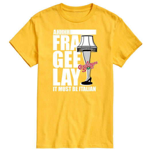 A Christmas Story - Ahhh Fra Gee Lay Must Be Italian - Men's Short Sleeve Graphic T-Shirt