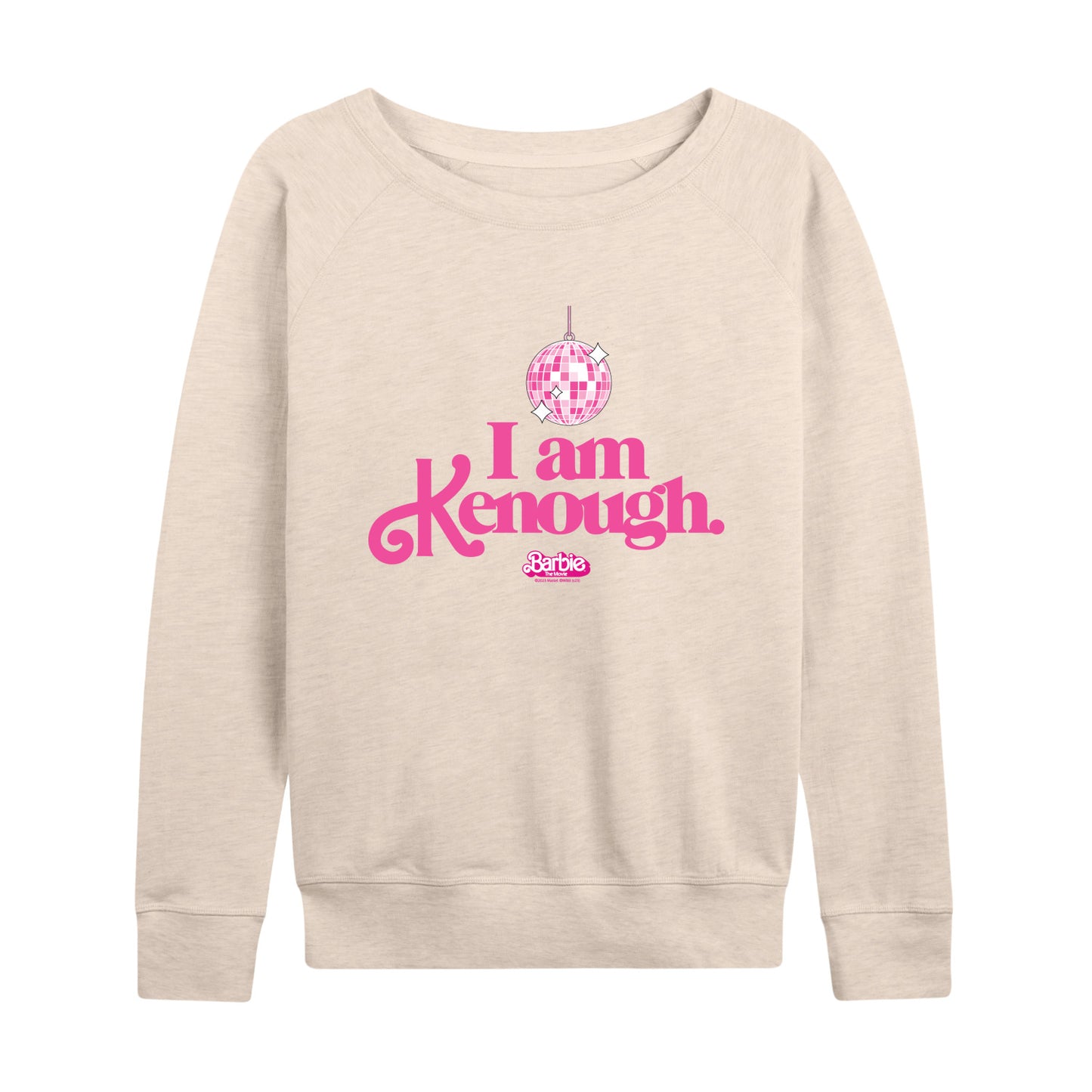 Barbie The Movie - I Am Kenough Disco Ball - Women's Lightweight French Terry Long Sleeve Shirt