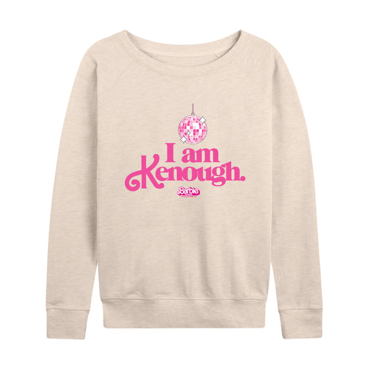 Barbie The Movie - I Am Kenough Disco Ball - Women's Lightweight French Terry Long Sleeve Shirt