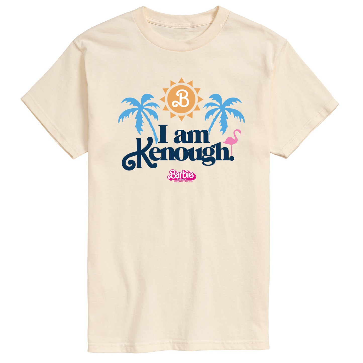 Barbie The Movie - I Am Kenough Palm Trees - Men's Short Sleeve Graphic T-Shirt
