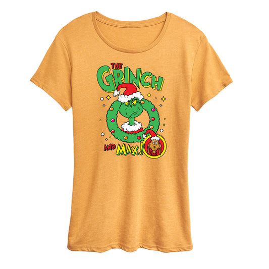 The Grinch - And Max - Women's Short Sleeve Graphic T-Shirt