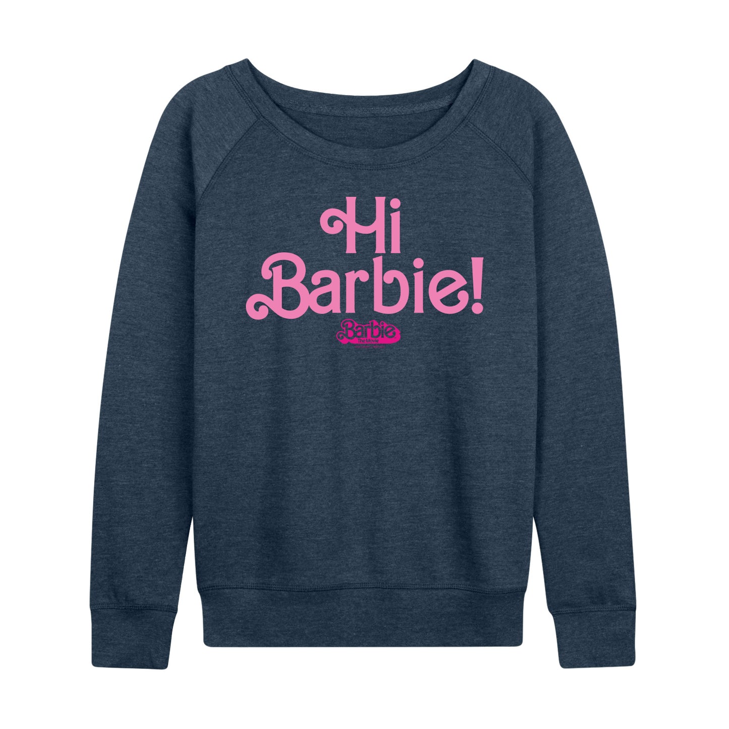 Barbie The Movie - Hi Barbie - Women's Lightweight French Terry Long Sleeve Shirt