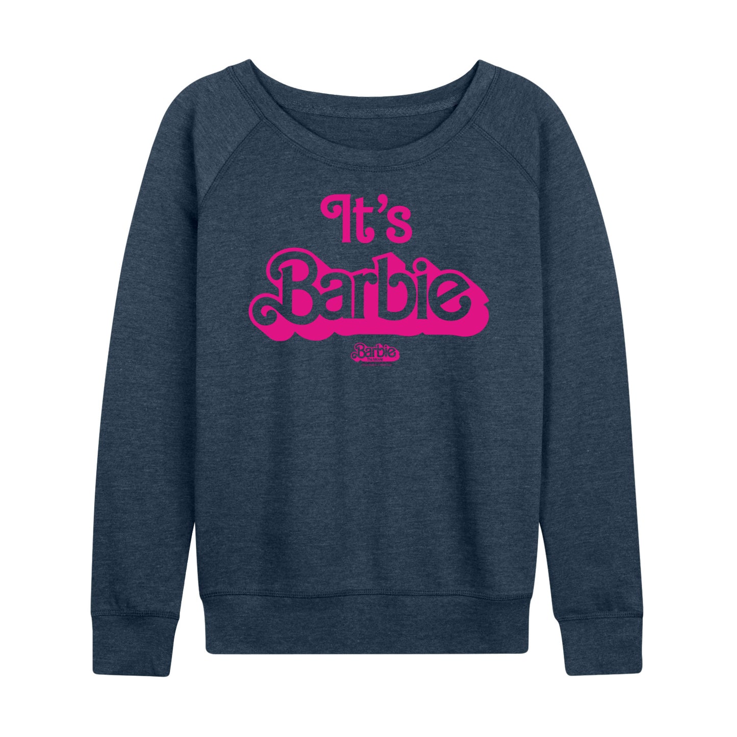 Barbie The Movie - It's Barbie Pink - Women's Lightweight French Terry Long Sleeve Shirt