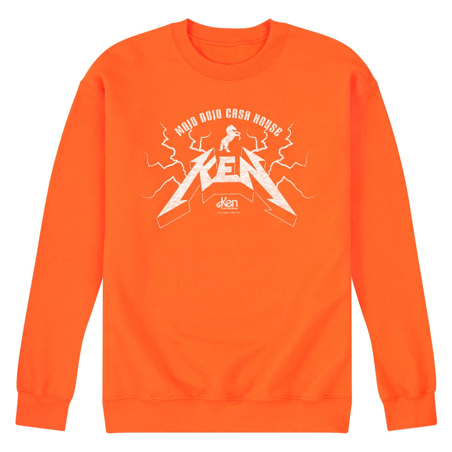 Barbie The Movie - Country Metal Ken  - Men's Crew Neck Fleece Pullover