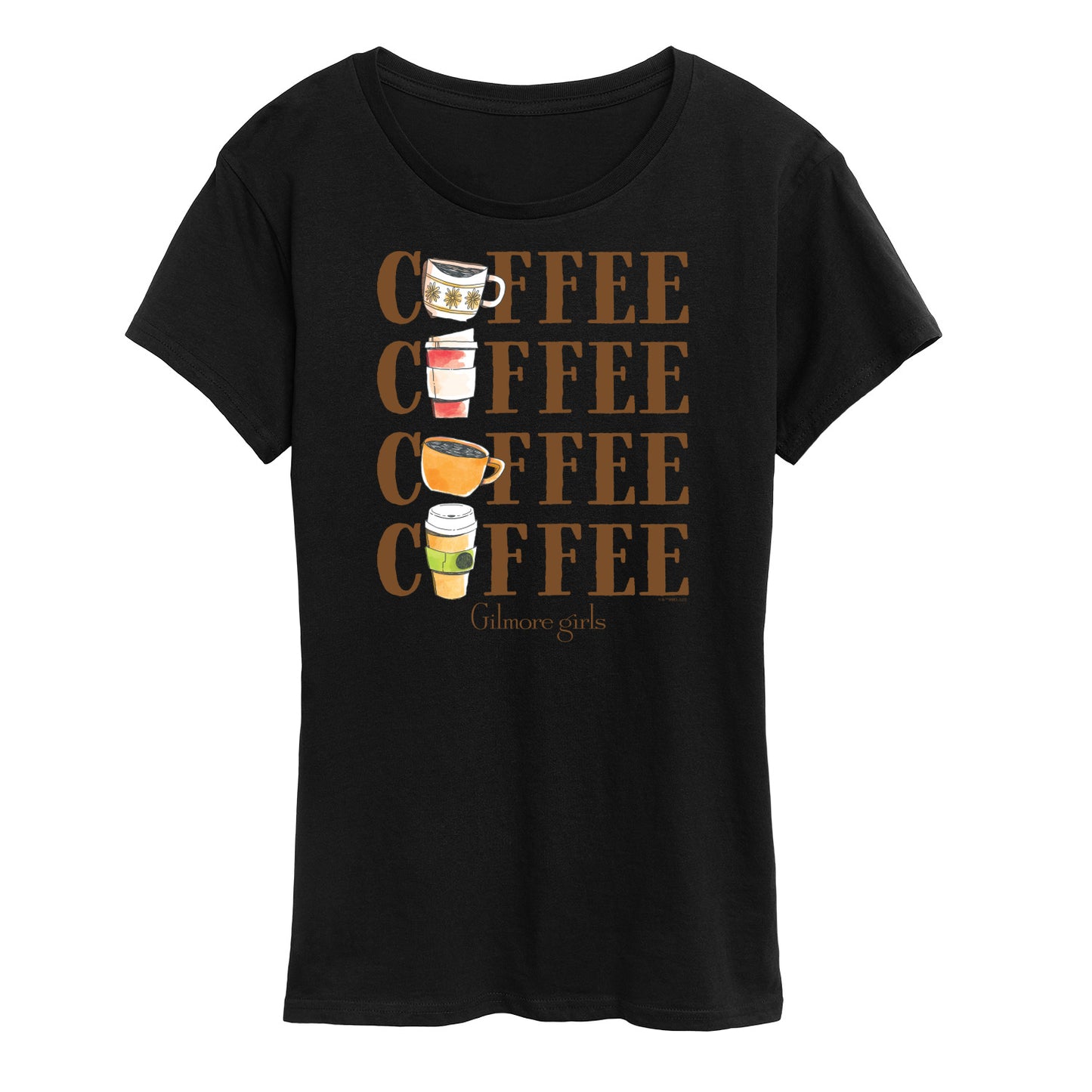 Gilmore Girls - Coffee Repeated - Women's Short Sleeve Graphic T-Shirt