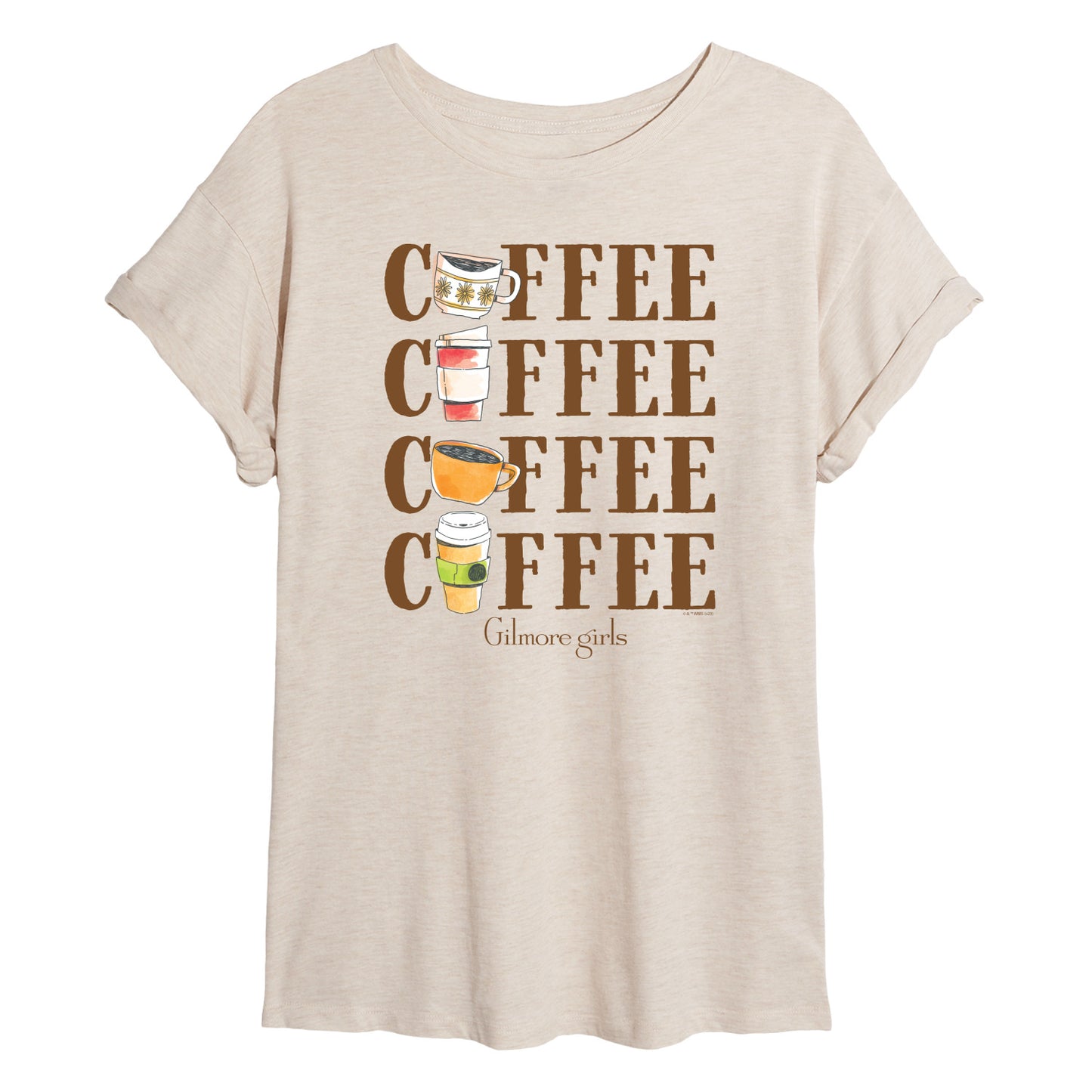 Gilmore Girls - Coffee Repeated - Women's Graphic T-Shirt