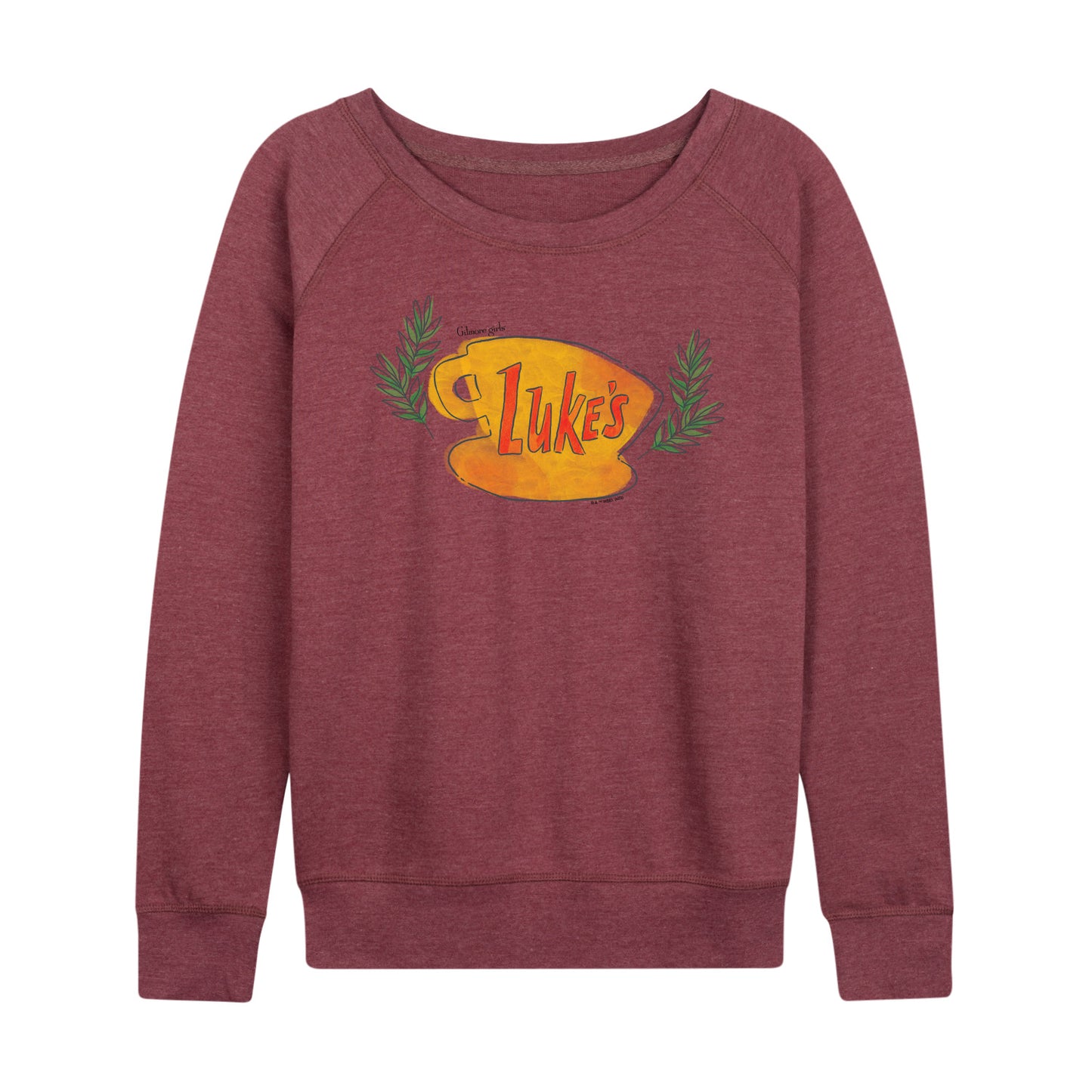 Gilmore Girls - Luke's Coffee Cup - Women's French Terry Long Sleeve Pullover