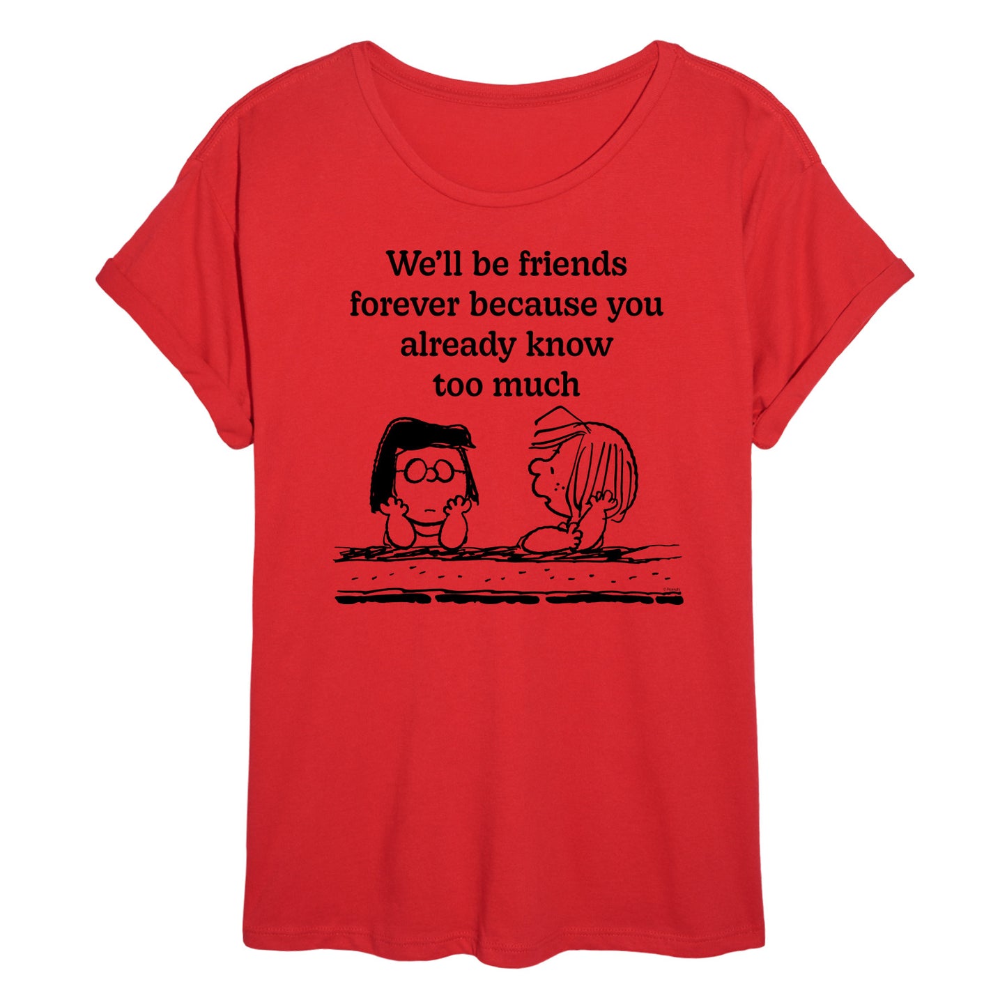 Peanuts - Friends Forever  - Women's Oversized T-Shirt