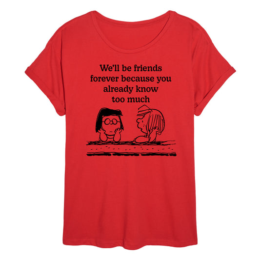 Peanuts - Friends Forever  - Women's Oversized T-Shirt