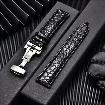 Samsung Galaxy Watch Crocodile Leather Band