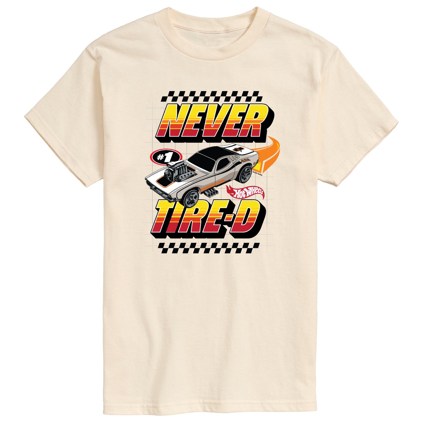 Hot Wheels - Never Tire D -Men's Short Sleeve T-Shirt