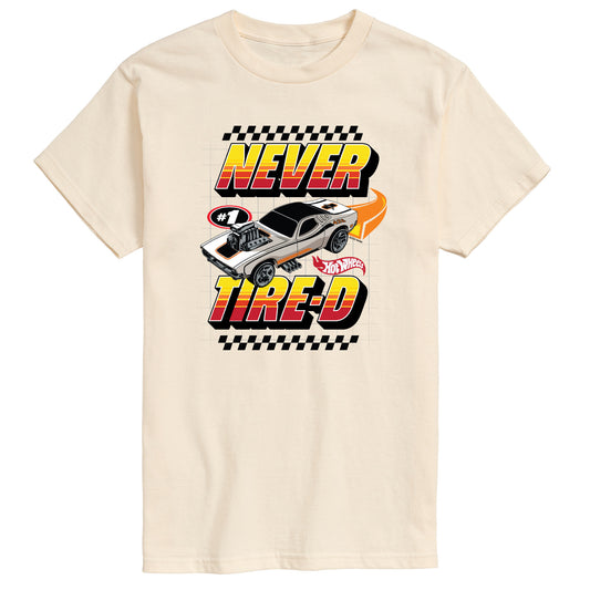 Hot Wheels - Never Tire D -Men's Short Sleeve T-Shirt