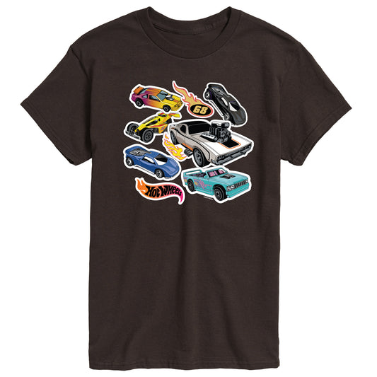 Hot Wheels - Stickers - Men's Short Sleeve T-Shirt