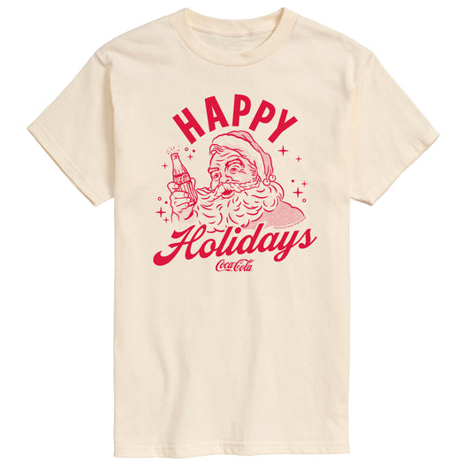 Coca-Cola - Happy Holidays - Men's Short Sleeve Graphic T-shirt