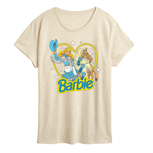 Barbie - Retro Western Comic-Women's Short Sleeve Graphic T-Shirt