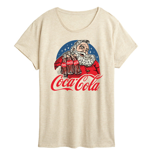 Coca-Cola - Santa Coke Bottles - Women's Short Sleeve Graphic T-Shirt