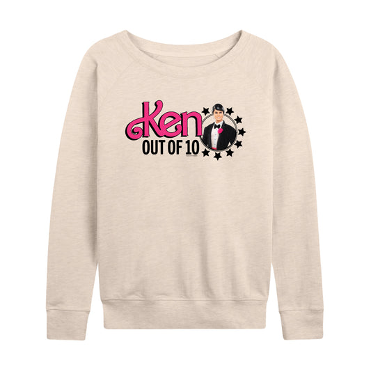 Barbie - Ken Out Of 10 - Women's French Terry Long Sleeve Shirt