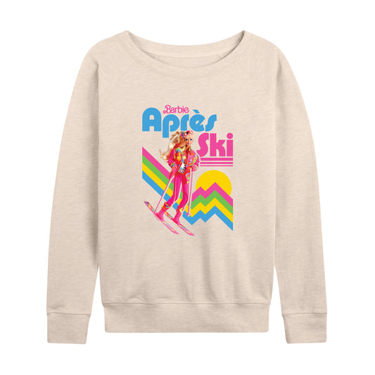 Barbie - Retro Apres Ski-Women's French Terry Long Sleeve Shirt
