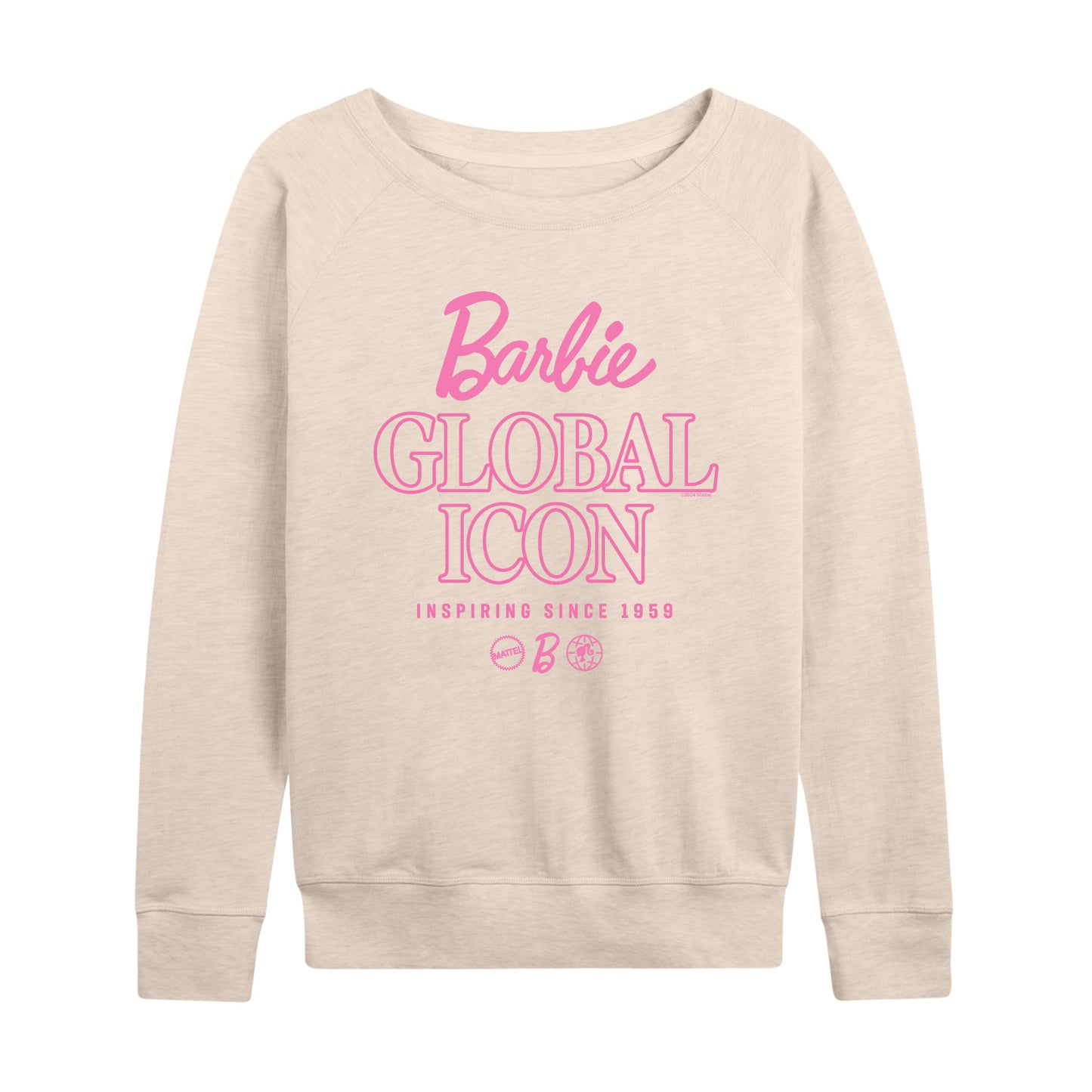Barbie - Global Icon - Women's French Terry Long Sleeve Shirt