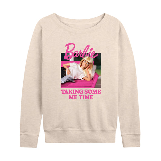 Barbie - Taking Some Me Time - Women's French Terry Long Sleeve Shirt