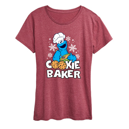 Sesame Street - Cookie Baker - Women's Short Sleeve Graphic T-shirt