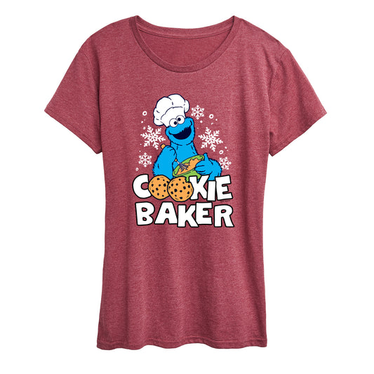 Sesame Street - Cookie Baker - Women's Short Sleeve Graphic T-shirt