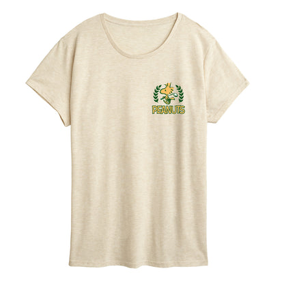 Peanuts - Country Club Snoopy and Woodsocks - Women's Short Sleeve Graphic T-Shirt