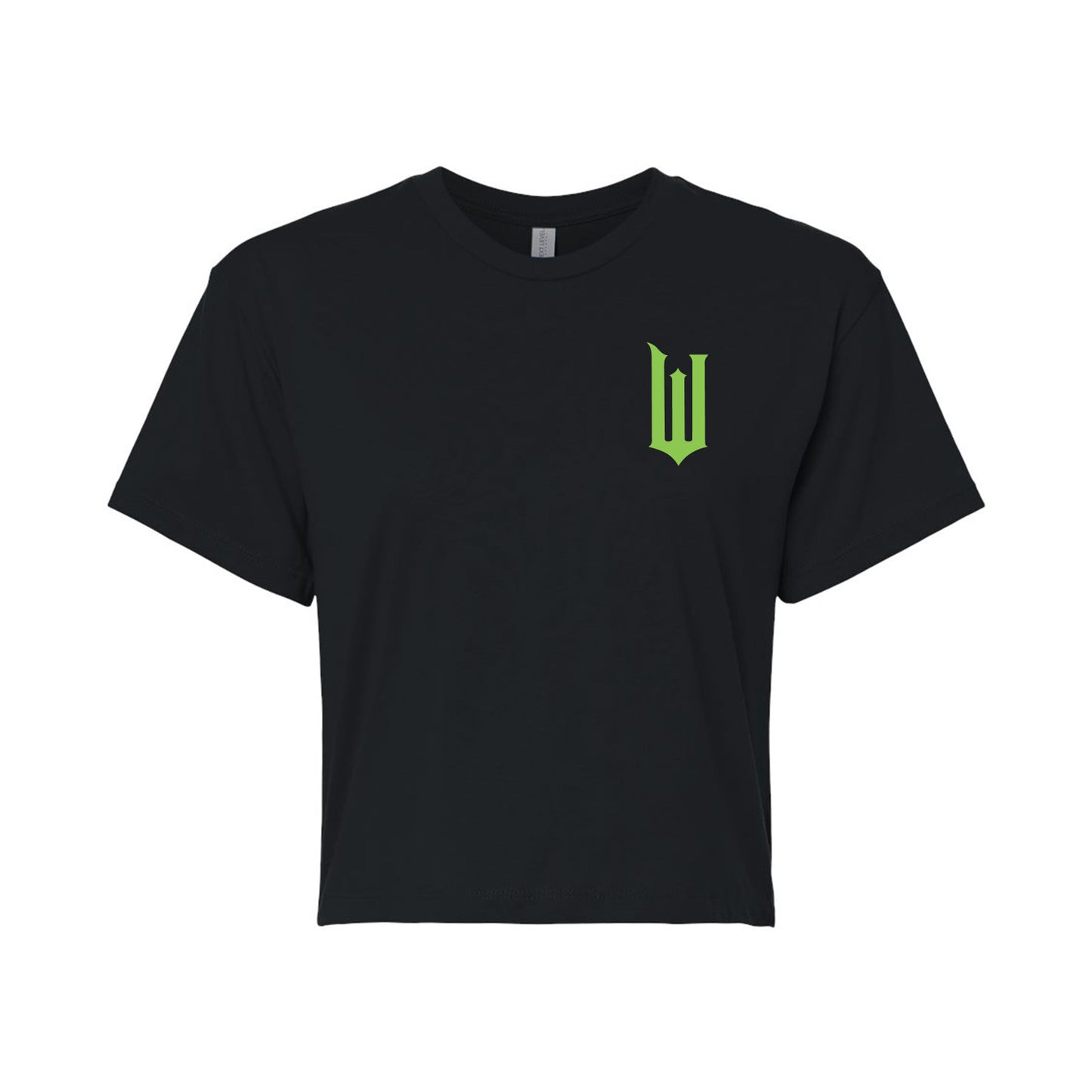 Wicked - Elphaba Gravity- Juniors Cropped Graphic T-Shirt