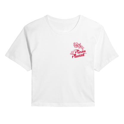 Toy Story - Pizza Planet - Juniors Cropped Graphic T-Shirt
