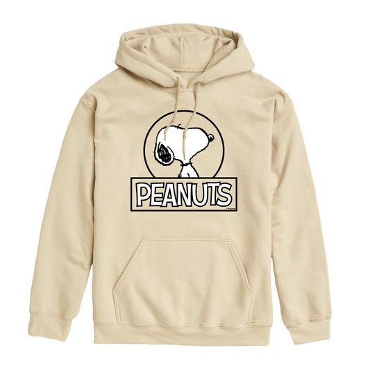 Peanuts - Snoopy Circle - Men's Fleece Hoodie Sweatshirt