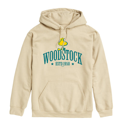 Peanuts - Woodstock Collegiate - Men's Fleece Hoodie Sweatshirt