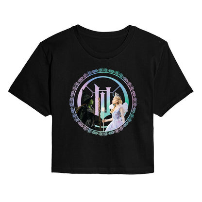Wicked: Part 2 -  Changed For Good - Juniors Cropped Short Sleeve Graphic T-Shirt