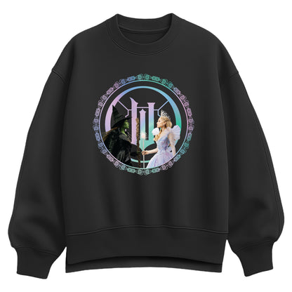 Wicked - Changed For Good - Ladies Oversized Fleece Crew Sweatshirt