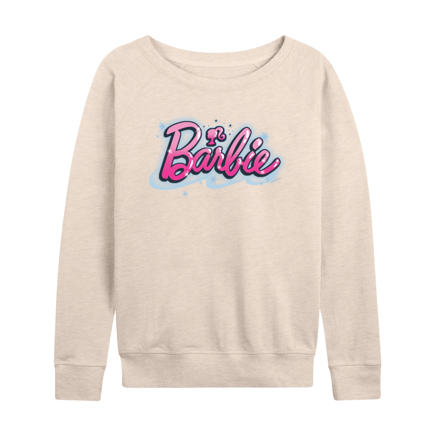 Barbie - Airbrush Logo - Women's French Terry Long Sleeve Shirt