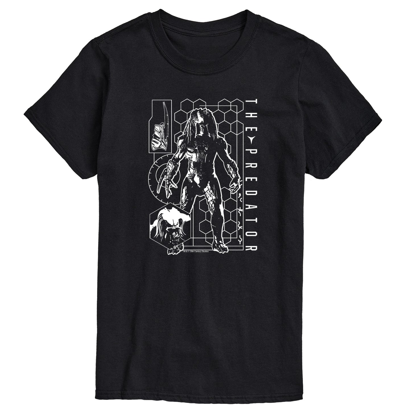 The Predator - Digital Alien Diagram - Men's Short Sleeve Graphic T-Shirt