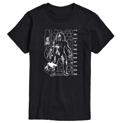The Predator - Digital Alien Diagram - Men's Short Sleeve Graphic T-Shirt