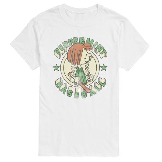 Peanuts - Peppermint Baseball - Men's Short Sleeve Graphic T-Shirt