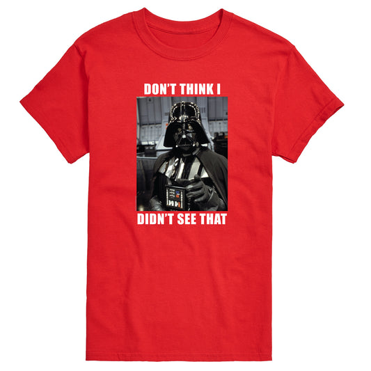 Star Wars - Vader Meme - Men's Short Sleeve Graphic T-Shirt