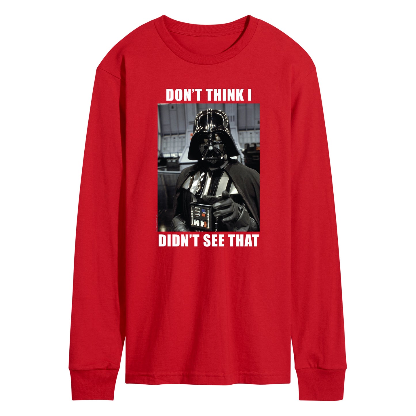 Star Wars - Vader Meme - Men's Long Sleeve Graphic T-Shirt