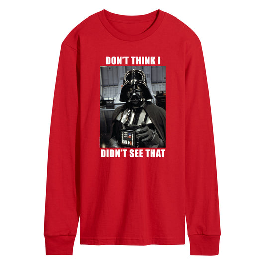Star Wars - Vader Meme - Men's Long Sleeve Graphic T-Shirt